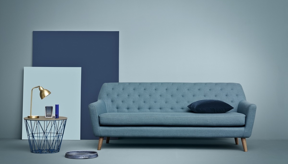 Sofecompany blå sofa