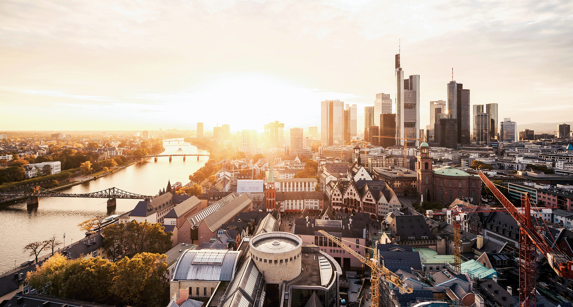 Frankfurt city landscape