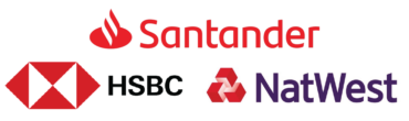 Image of Santander, HSBC, and NatWest Company Logo